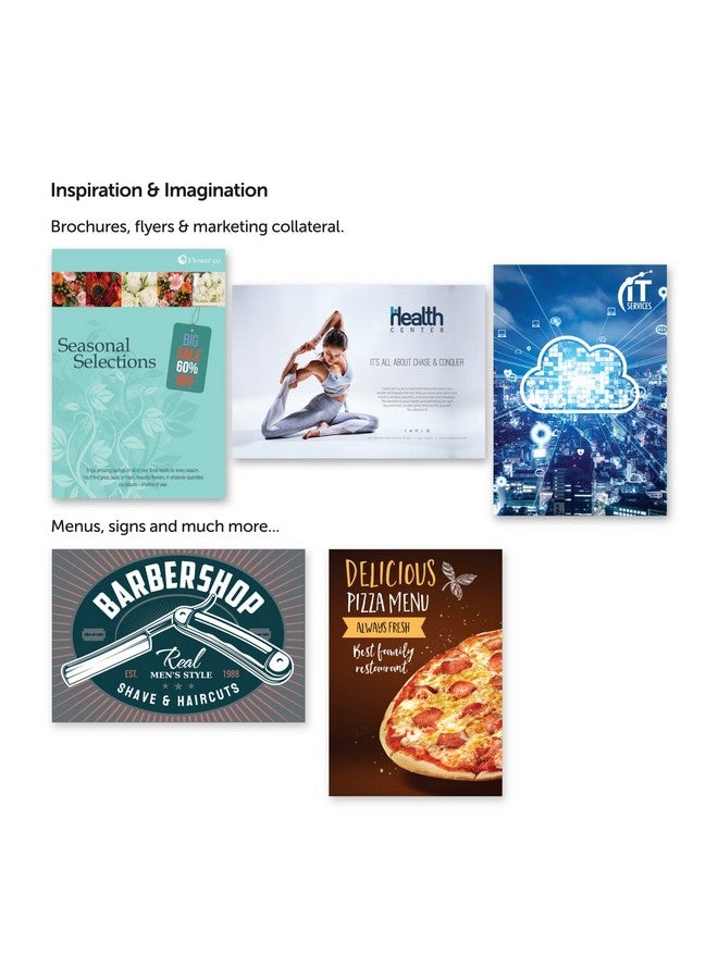 Office Depot Professional Brochure And Flyer Paper, Glossy, 8 1/2In. X 11In., 50 Lb, Pack Of 100 Sheets, 124213 - Image 3