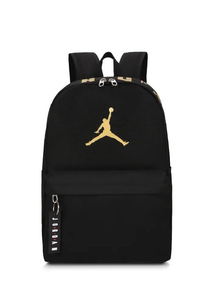 Jordans - 【School season】 Printed Large Capacity Zipper Backpack School Bag Student Backpack Classic Backpack Laptop Backpack Colorful Backpack - Image 1