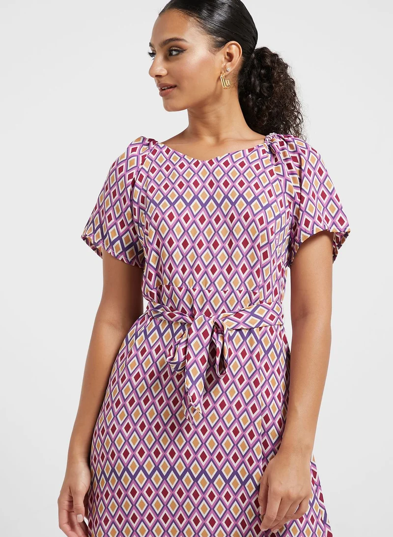 ONLY Tiered Floral Dress