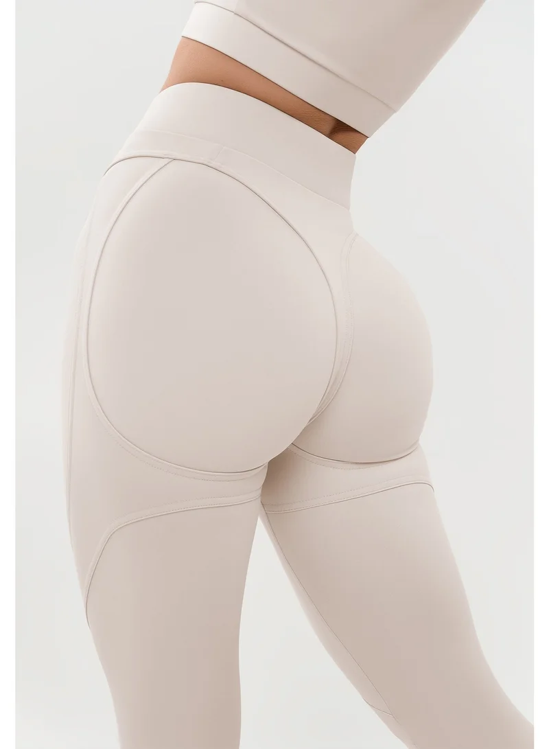 Bona Fide Extra Push Up Nude Bona Fide Lifting Leggings for Women - Scrunch Leggings High Waisted Tummy Control - Gym Workout Yoga Pants for Women | Best Price UAE