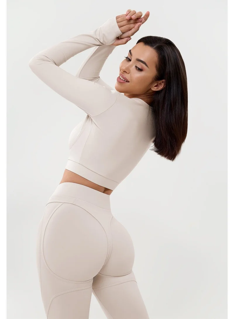 Bona Fide Extra Push Up Nude Extra High Waist Gym Leggings for Women for Women | Best Price UAE
