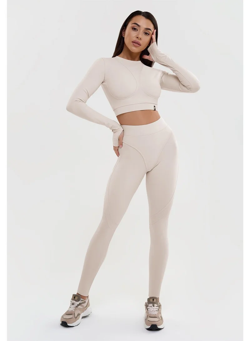 Bona Fide Extra Push Up Nude Extra High Waist Gym Leggings for Women for Women | Best Price UAE