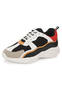 CRUISER Cruiser Dynamo Chunky Sneakers for Men | Stylish Mesh Design | Lightweight & Comfortable |Casual Outfits for Boys | Durable Footwear 9 UK (2516-3) Black  - Image 1