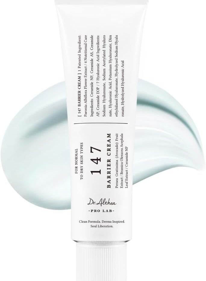 Dr.althea Dr.Althea 147 Barrier Cream | Daily Skin Barrier Repair Care | Deep Hydrating with Hyaluronic Acid & Ceramides | Korean Vegan Skincare for All Skin Types | 1.7 Fl Oz  - Image 1