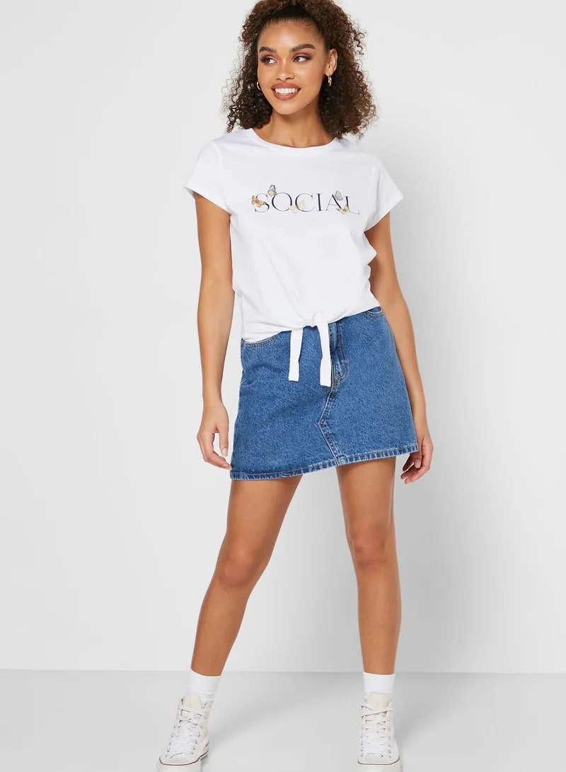 Cotton On Classic Denim Skirt
