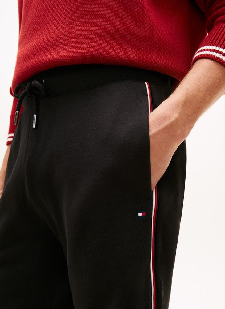 TOMMY HILFIGER Global Stripe Regular Terry Sweat Shorts - Image 3