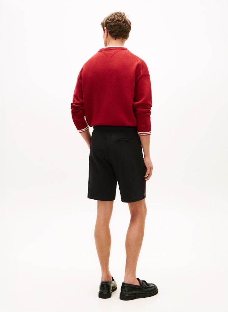 TOMMY HILFIGER Global Stripe Regular Terry Sweat Shorts - Image 2