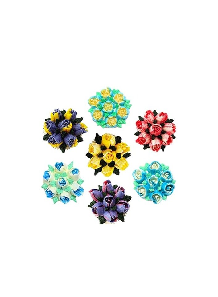 كول بيبي مجموعة أدوات تزيين الكيك الكريمي على شكل زهرة التوليب الروسية، مكونة من 7 قطع - Image 2