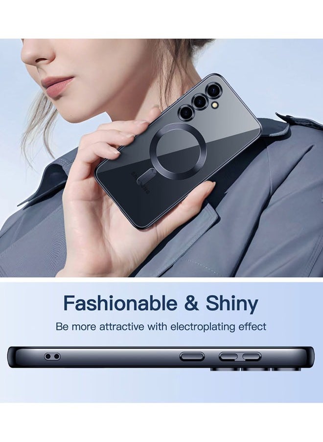 زفيف غطاء حماية MagSafe لهاتف Samsung Galaxy S24 FE رفيع ورفيع ومضاد للأصفر ومقاوم للصدمات ومقاوم للخدش  - Image 4