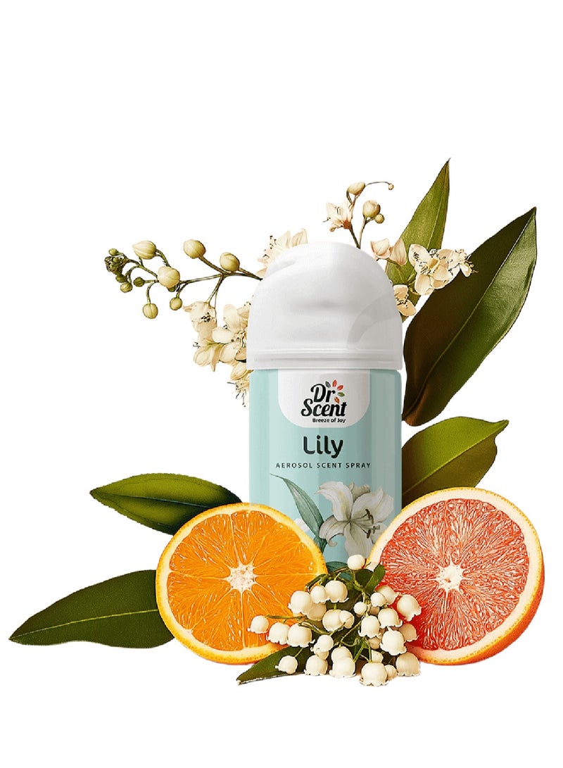 Dr Scent Breeze of Joy Aerosol Spray Air Freshener Lily Spray 300ml
