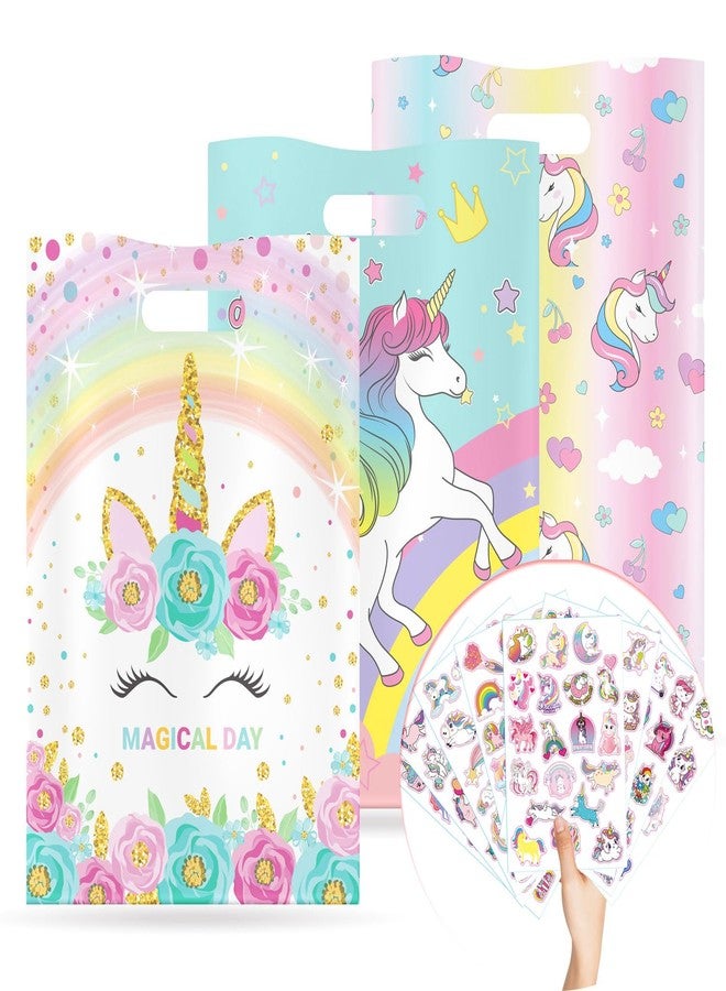 Momoake 30 PCS Unicorns Goodie Bags Party Favor Bags for Kids Birthday - Image 1