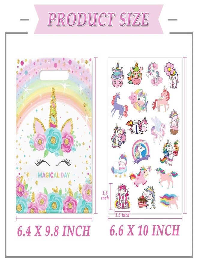 Momoake 30 PCS Unicorns Goodie Bags Party Favor Bags for Kids Birthday - Image 3