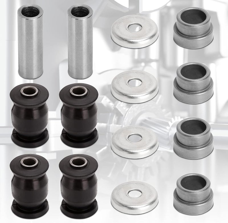 10L0L Golf Cart Front Lower Arm Bushing Kit for Yamaha G&E G22 G29,Front Control Arm Bush Collar Thrust Cover OEM #2HR-23526-00-00/90381-18001-00/90387-12016-00/JN6-F2124-10-00/401-22128-01-00 - Image 4