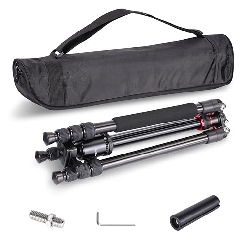 Adofys Professional Aluminium Alloy 67 inches/170 Centimeters Camera Travel Tripod Monopod with 360 Degree Ball Head,1/4 inch Quick Shoe Plate and Bag for DSLR Camera up to 12 kilograms - Image 4
