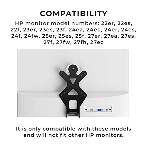 HumanCentric VESA Mount Adapter for HP Monitors 22er 22es 22f 23er 23es 23f 24ea 24ec 24er 24es 24f 24fw 25er 25es 25f 27er 27ea 27es 27f 27fw 27fh 27ec VESA Adapter Bracket - Image 3