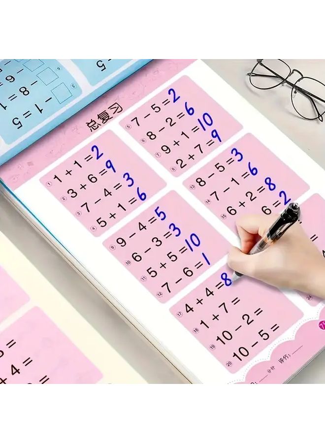 كتاب الرياضيات للجمع والطرح ضمن العدد 20 - 80 صفحة - كتاب تدريبي تعليمي - Image 5