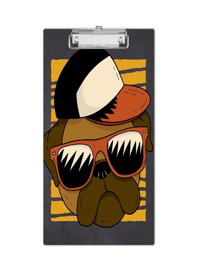 Plan To Gift Wooden Clipboard Writing Pad | Exam Board for Kids Students | Wood Exam Pad | Examination Writing Pad | Clip Board for Girls| Clip Board for Boys (Dude Dog) - Image 2