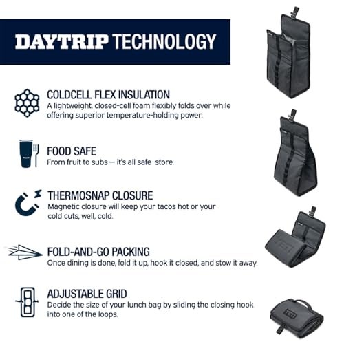 YETI Daytrip Packable Soft Cooler Lunch Bag, Firefly Yellow - Image 4