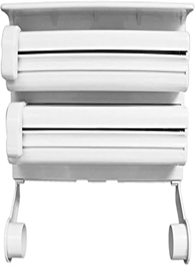 Spaceshoop one year warranty_Triple Paper Dispenser For Cling Film Wrap, Aluminium Foil & Kitchen Roll