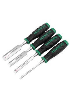 Malfah Enterprises Malfah Wood Chisel 2519 126 Mm 4 Pcs Set Ideal for Wood Carving 0251 Inch 132201  - Image 1