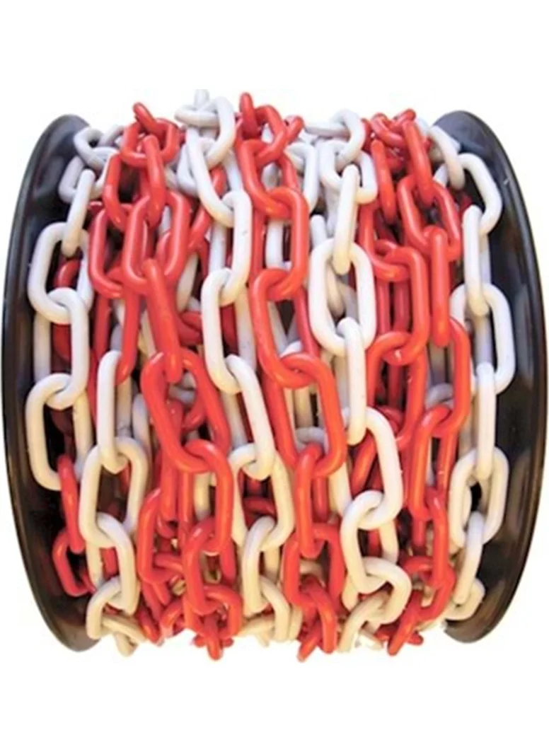 Mfk Plastik MFK Plastic MFK6668 8 mm Red White Plastic Chain