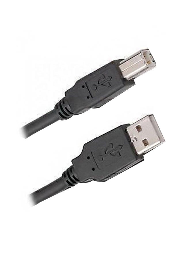 كابل طابعة من USB 2.0 Type A إلى Type B أسود