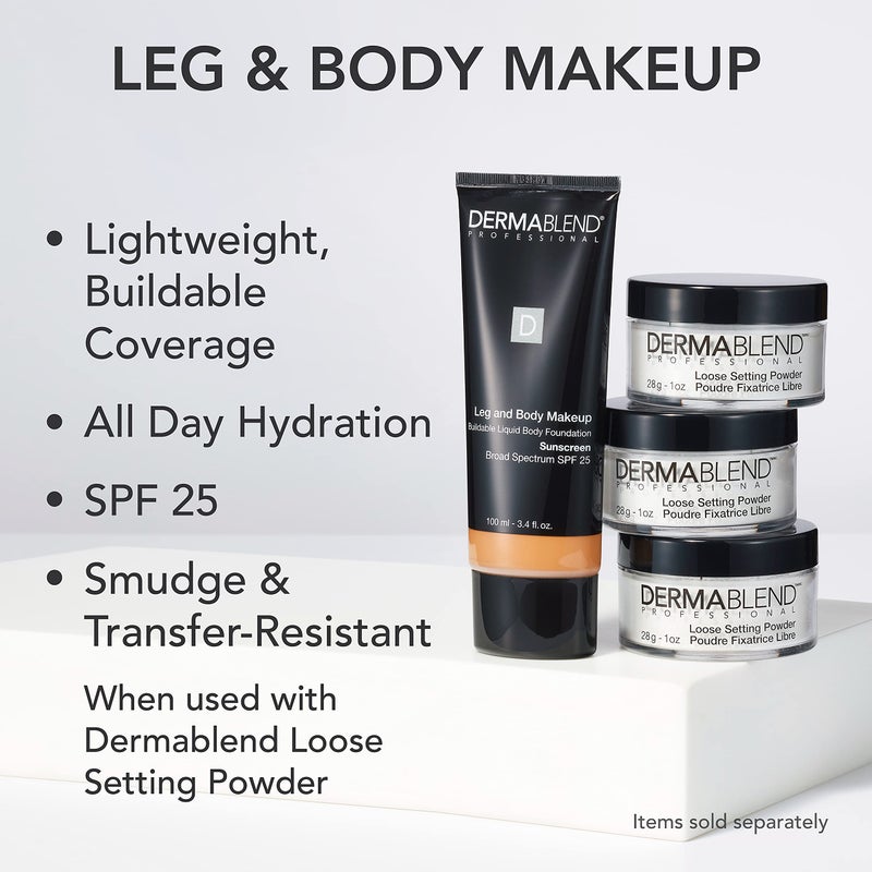 Dermablend Leg and Body Makeup Foundation with SPF 25, 70W Deep Golden,3.4 Fl Oz (Pack of 1) - Image 3