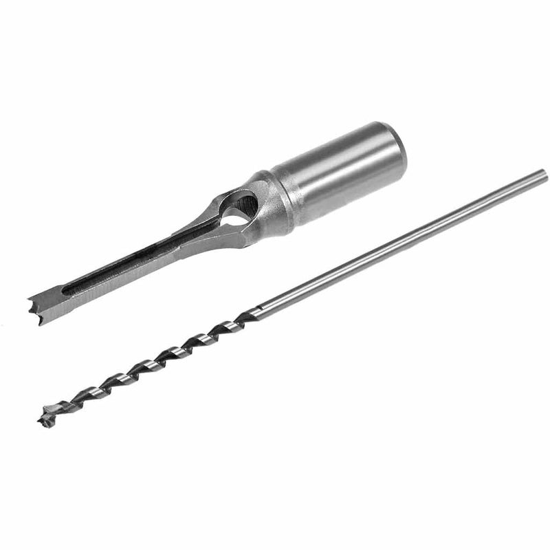 UPTODATETOOLS 6mm Square Hole Drill Bit 14 Inch HighCarbon Steel Hollow Chisel Mortise Power Tool for Woodworking