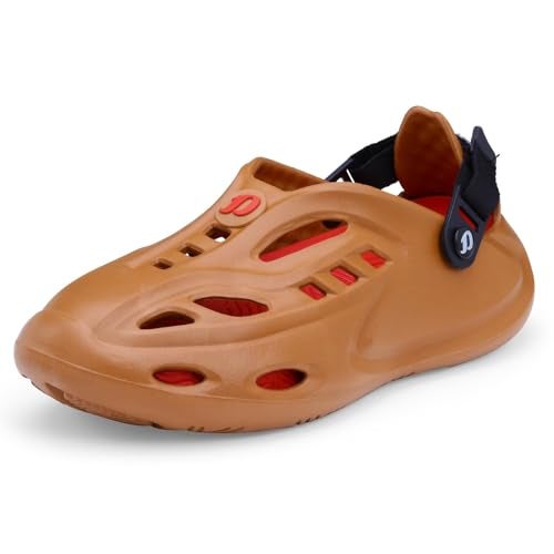 DOCTOR EXTRA SOFT Men's Sports Extra Padding Casual Clogs/Sandals with Adjustable Back Strap for Adult| Comfortable & Lightweight| Stylish & Anti-Skid| Everyday Use Waterproof Mules Gents & Boys D-531 - Image 1
