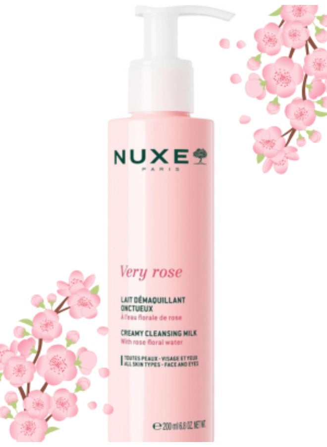 Nuxe Very Rose Creamy Make-Up Remover Milk 200 ml - Image 1