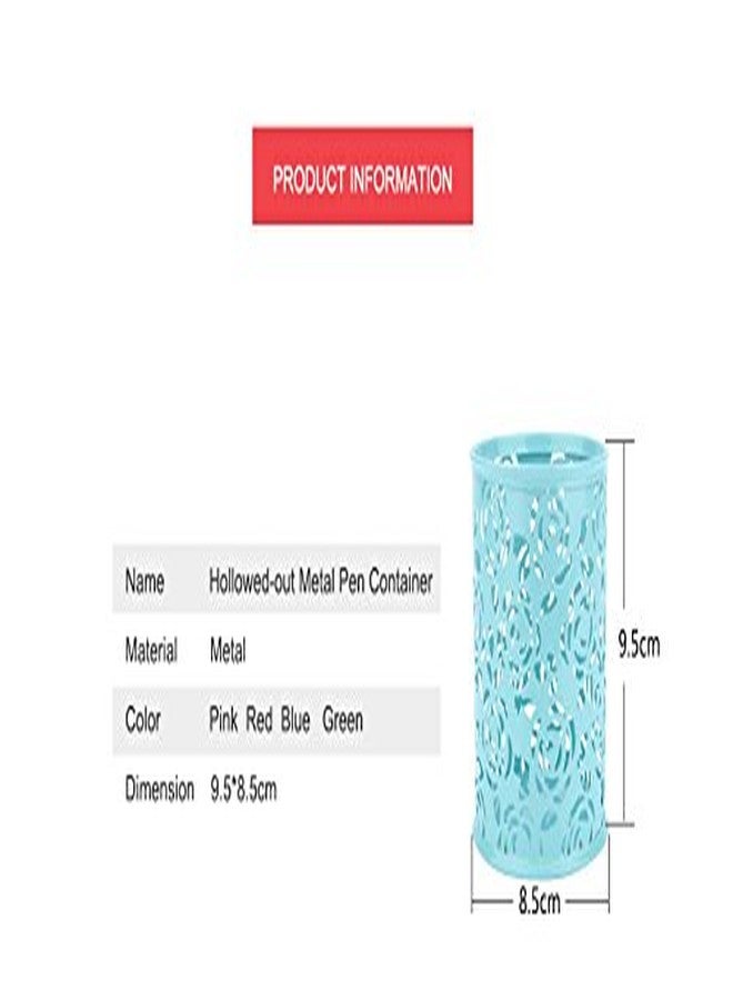 Estink Pen Pencil Pot Holder,Hollow Rose Flower Design Desk Pencil Cup Holder Container Multipurpose Organizer for Desktop Office, - Image 5