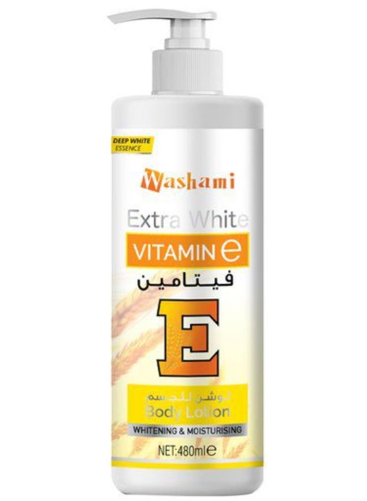 لوشن الجسم إكسترا وايت بفيتامين إي 480 مل
