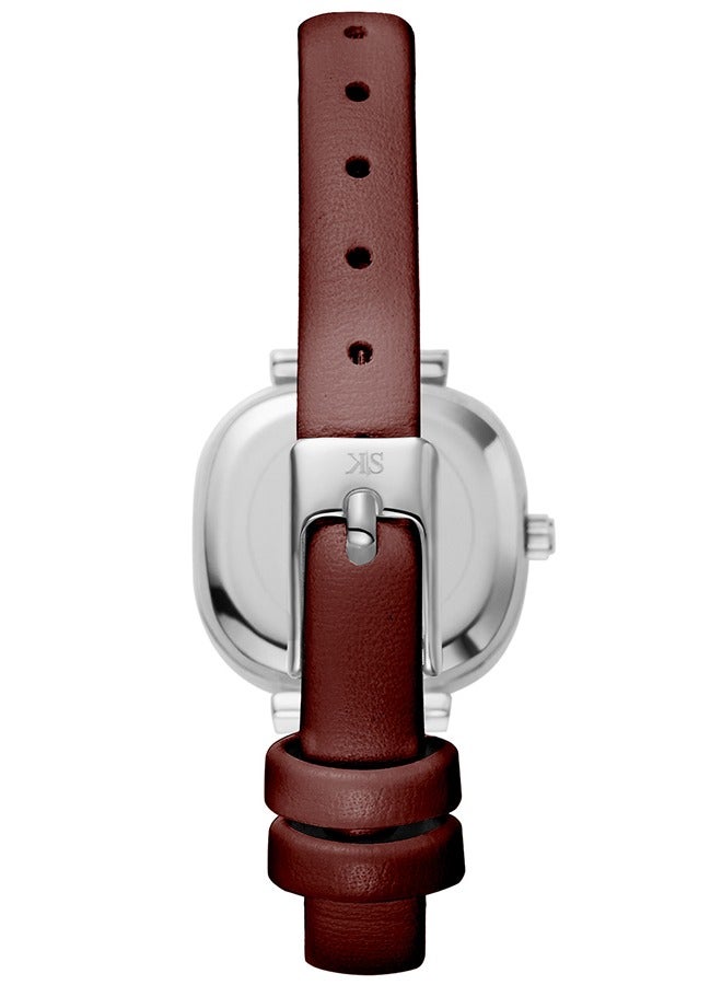 KENNETH SCOTT Women's Polyurethane Analog Watch K22525-SLDW - 25*23 mm - Image 3