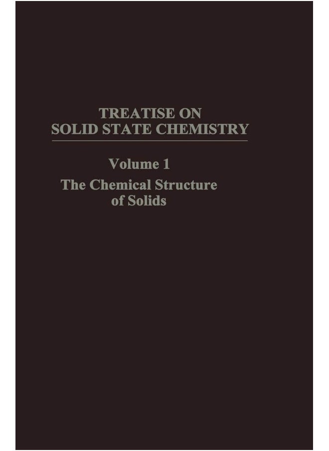The Chemical Structure of Solids 