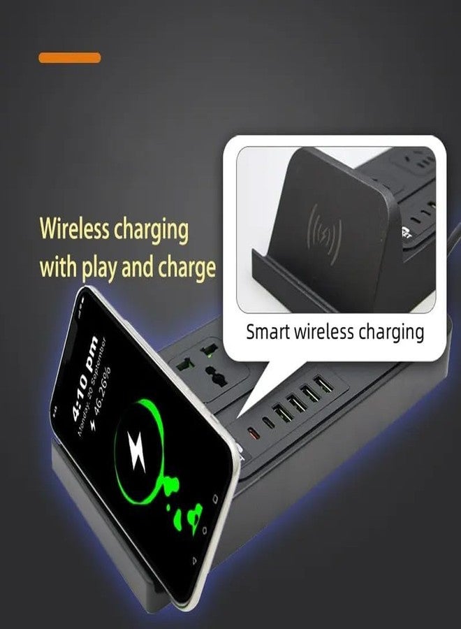 Drumstone 𝟏𝟓-𝐘𝐞𝐚𝐫 𝐖𝐚𝐫𝐫𝐚𝐧𝐭𝐲 G07 Multi-Socket Power Strip with Smart USB Charging Ports - Compact Extension Board for Home, Office & Travel | Compatible with Smartphones, Laptops & Gadgets - Image 2