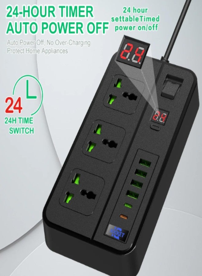 Drumstone 𝟏𝟓-𝐘𝐞𝐚𝐫 𝐖𝐚𝐫𝐫𝐚𝐧𝐭𝐲 G07 Multi-Socket Power Strip with Smart USB Charging Ports - Compact Extension Board for Home, Office & Travel | Compatible with Smartphones, Laptops & Gadgets - Image 3