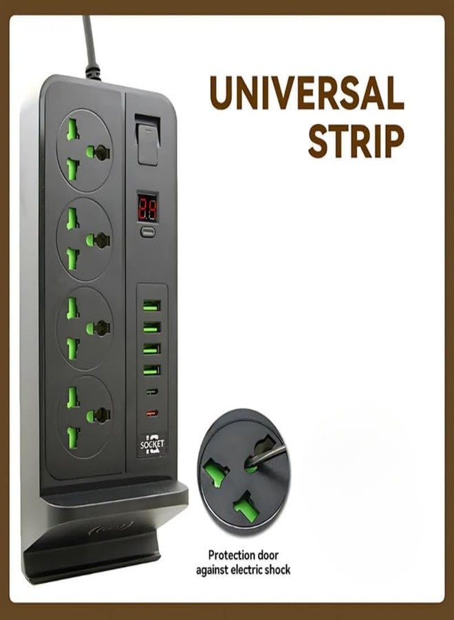 Drumstone 𝟏𝟓-𝐘𝐞𝐚𝐫 𝐖𝐚𝐫𝐫𝐚𝐧𝐭𝐲 G07 Multi-Socket Power Strip with Smart USB Charging Ports - Compact Extension Board for Home, Office & Travel | Compatible with Smartphones, Laptops & Gadgets - Image 4
