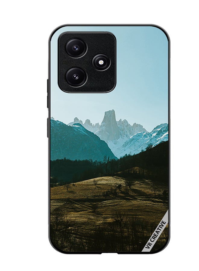 VR CREATIVE Protective Case Cover For Xiaomi Poco M6 Pro 5G Green Hills Design Multicolour - Image 1