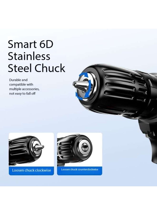 ديفون مثقاب ديفون دايو اللاسلكي بدون فرش 20 فولت 5203 - ظرف 13 مم، عزم دوران عالٍ، بطارية 4.0 أمبير/ساعة وشاحن سريع // مثقاب سريع - Image 5