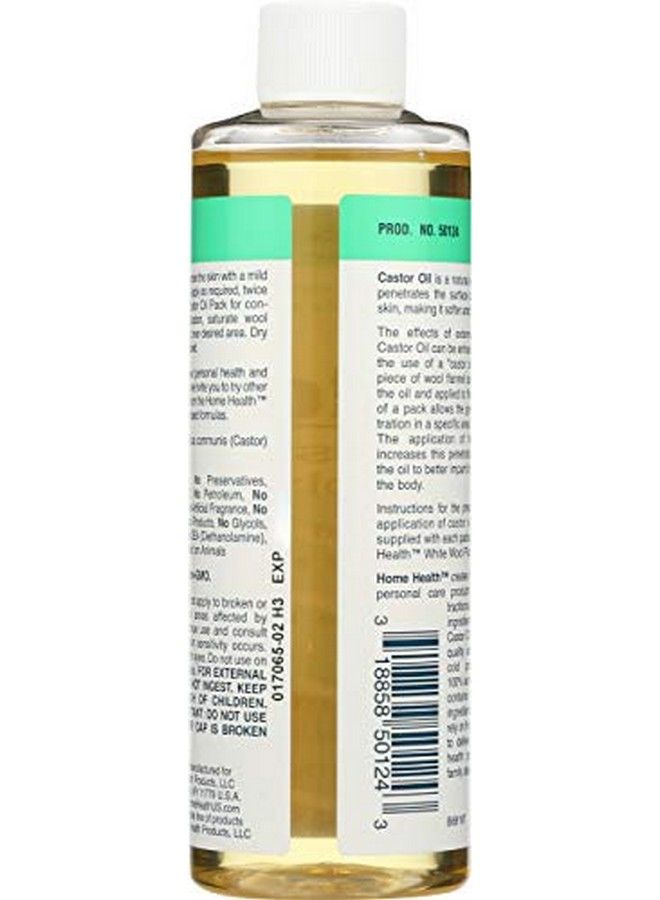 Home Health Castor Oil Cold Pressed & Cold Processed 8 Oz - Image 3
