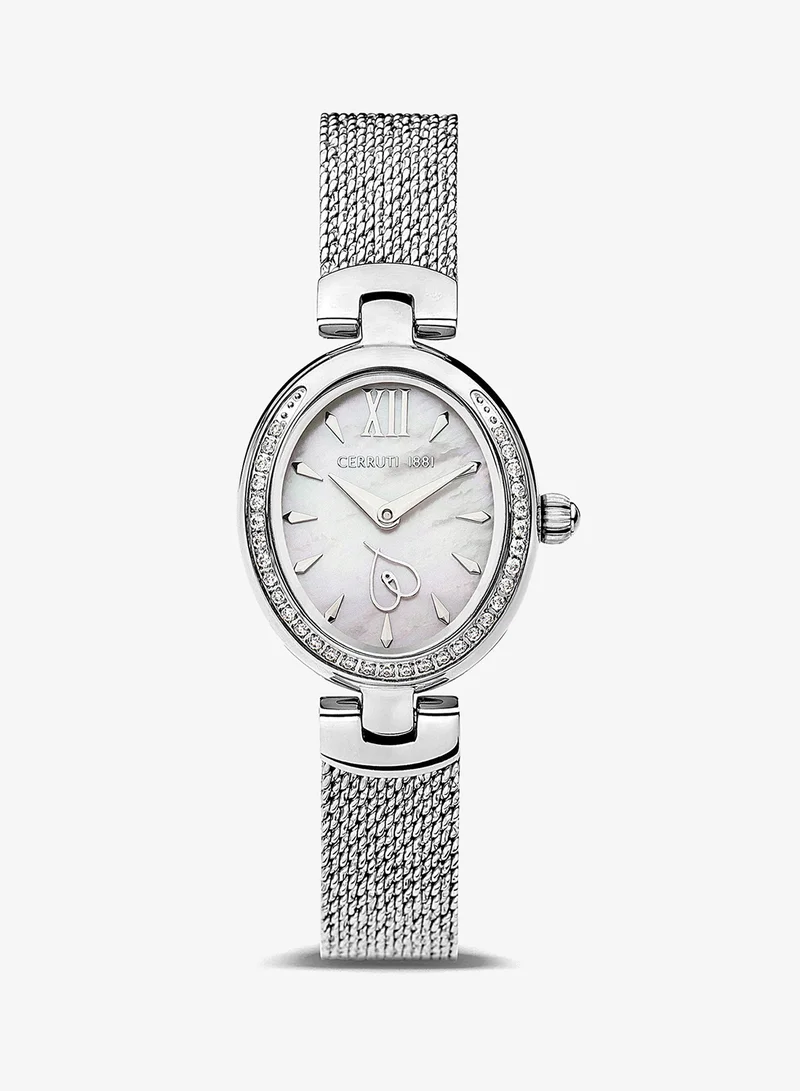 NEMI Round Analog Wrist Watch CIWLG2206501 - 26 mm - Silver