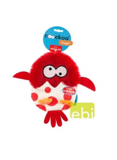 Ebi Coockoo Huggl Red Toy For Dogs 24x18cm