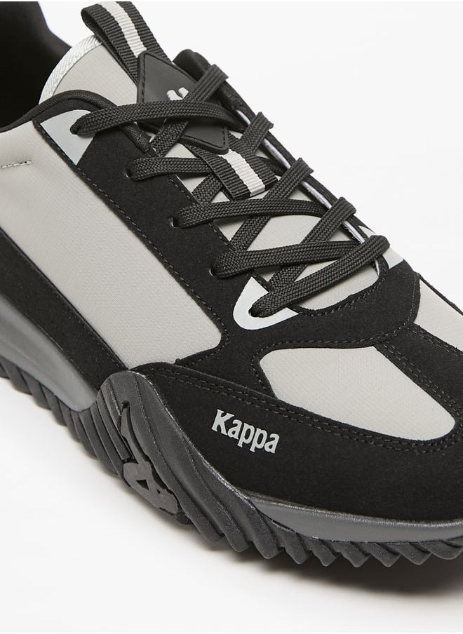 Kappa حذاء رياضي منقوش للرجال برباط للإغلاق  - Image 5
