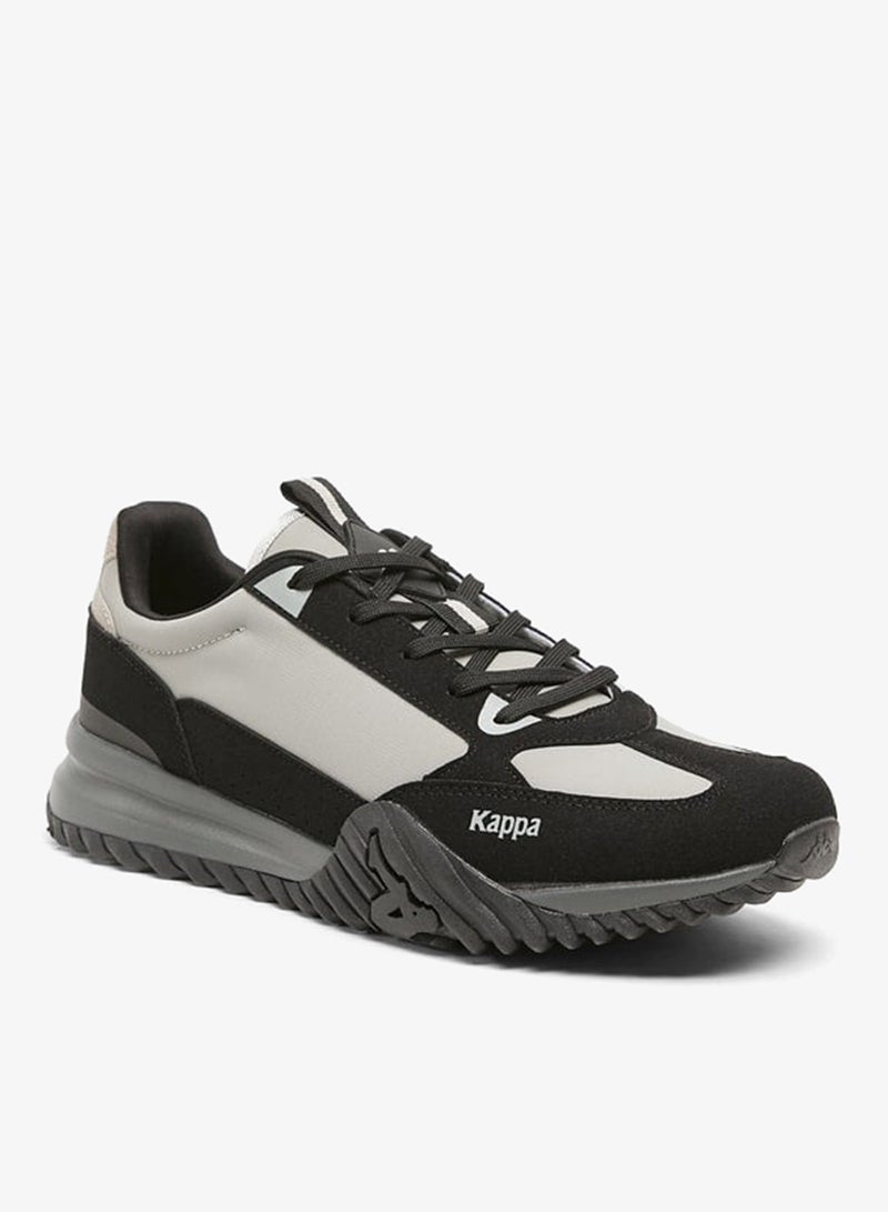 Kappa Men's Embossed Sports Shoes with Lace-Up Closure - Image 3