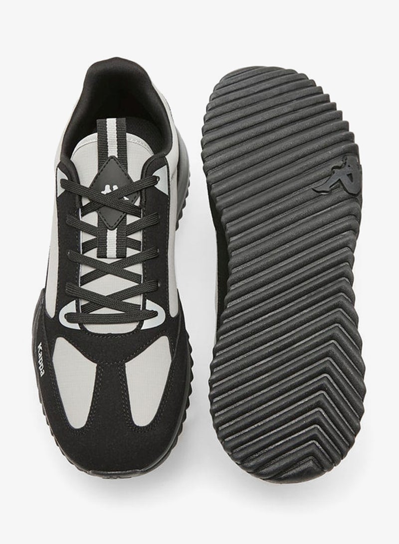 Kappa Men's Embossed Sports Shoes with Lace-Up Closure - Image 4