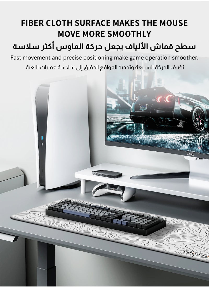 DuneVoyager Large Desk Mouse Pad, Waterproof Gaming Mouse Pad, 800 x 300 x 4mm, 31.5 x 11.8 x 0.157in, Gaming Mouse Pad, XXL Desk Mat, Non-Slip Desk Mat, XL Gaming Mouse Pad, Thick Rubber Desk Pad Mouse Pad, Suitable for Gaming, Office, and Home Use  - Image 5