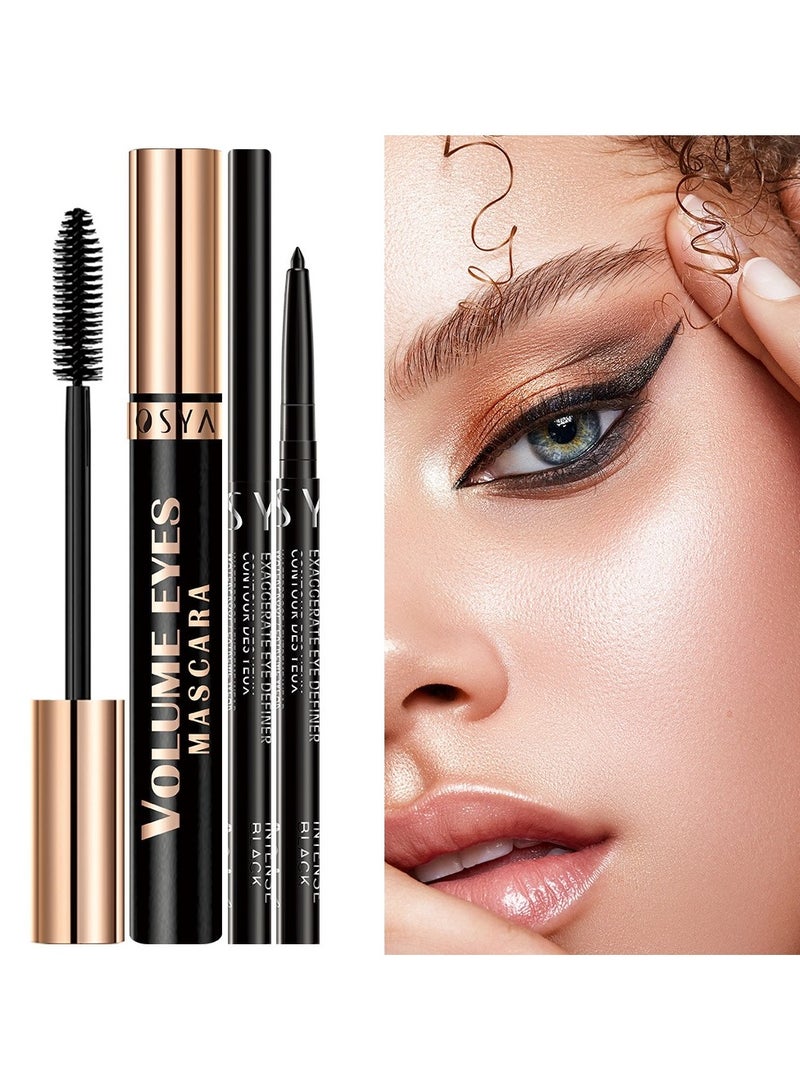 BP 2 In 1 Eyeliner and Mascara Set Black - Image 1