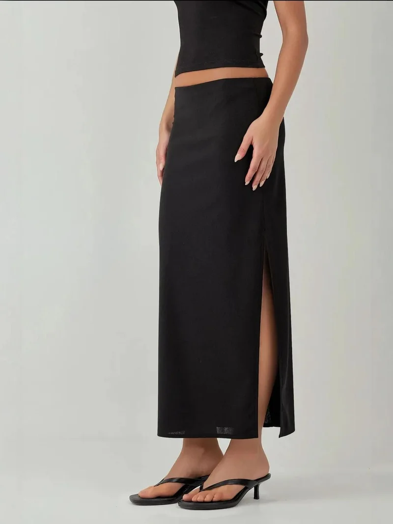 HICCUP Low Waist Maxi Skirt