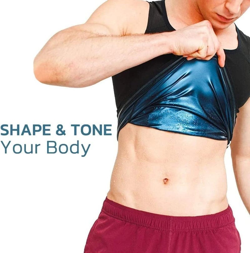 woobles MenSlim Gynecomastia Compression Tanktop,CGTFY Gynecomastia Compress Tank Top,Gynecomastia Compression Shirts 4X-Large 2pc - Image 2