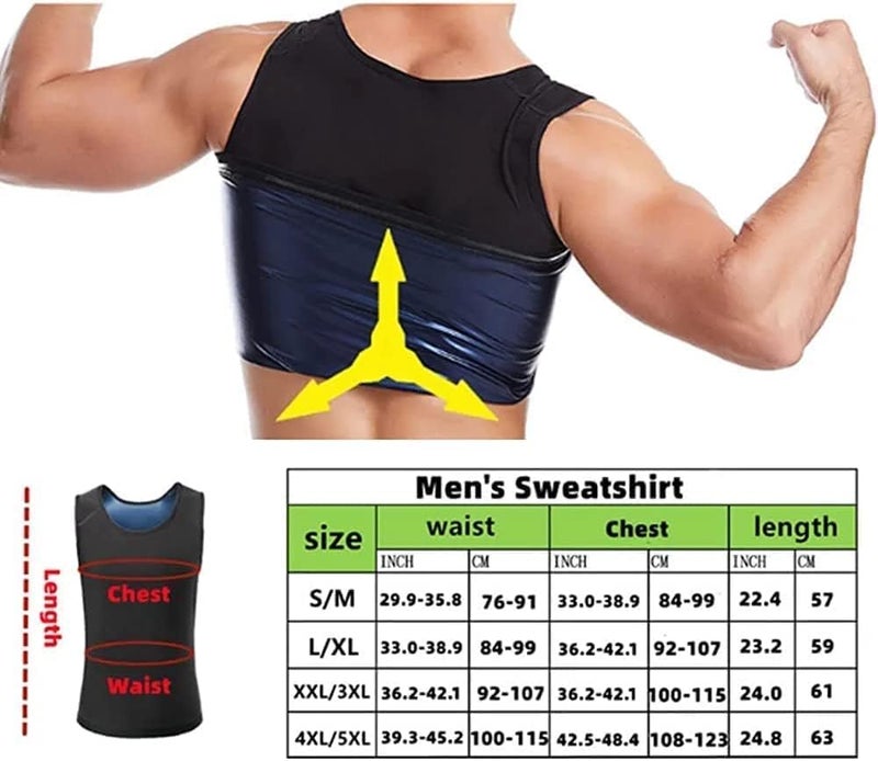 woobles MenSlim Gynecomastia Compression Tanktop,CGTFY Gynecomastia Compress Tank Top,Gynecomastia Compression Shirts 4X-Large 2pc - Image 1